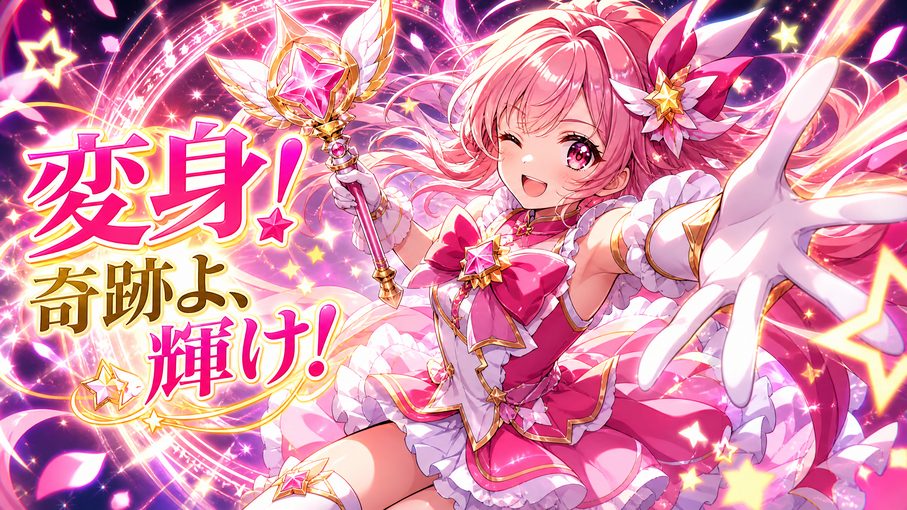 重口魔法动漫-少女变身特效动漫演示